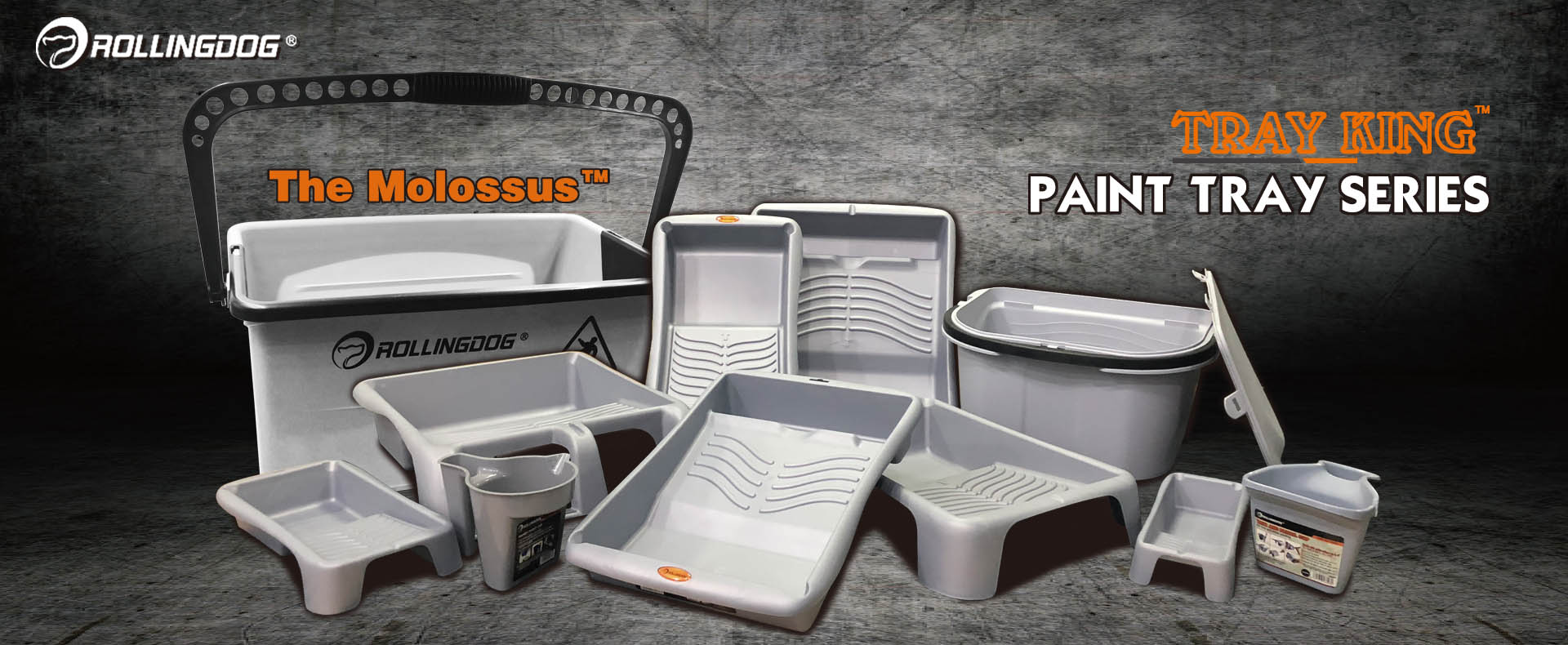 ROLLINGDOG paint tray series